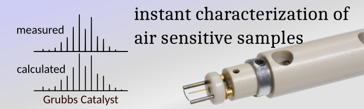 instant characterization of air sensitive samples